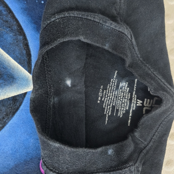 Vintage Liquid Blue Pink Floyd Shirt Medium "Dark Side of the Moon" Tye Dye EUC - Picture 7 of 11